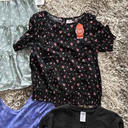 NEW LOT 8 GIRLS DRESSES TOPS CLOTHING SIZE GIRLS 10-12 PLUS - Picture 7 of 12