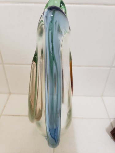 Zemek Mstisov Rhapsody Art Glass Vase Mid Century Modern MCM - Picture 4 of 9