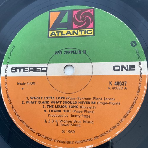 Led Zeppelin II - LP 1969 UK Atlantic K40037 A1/B3 EX/VG+ Gatefold Orange Green - Picture 5 of 13