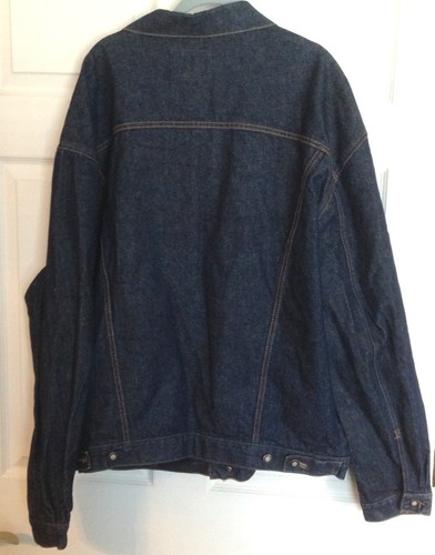 Denim Trucker Jacke Herren 2XL blau Knopfleiste selten ERWIN Jeans Made in ISRAEL - Bild 7 von 7