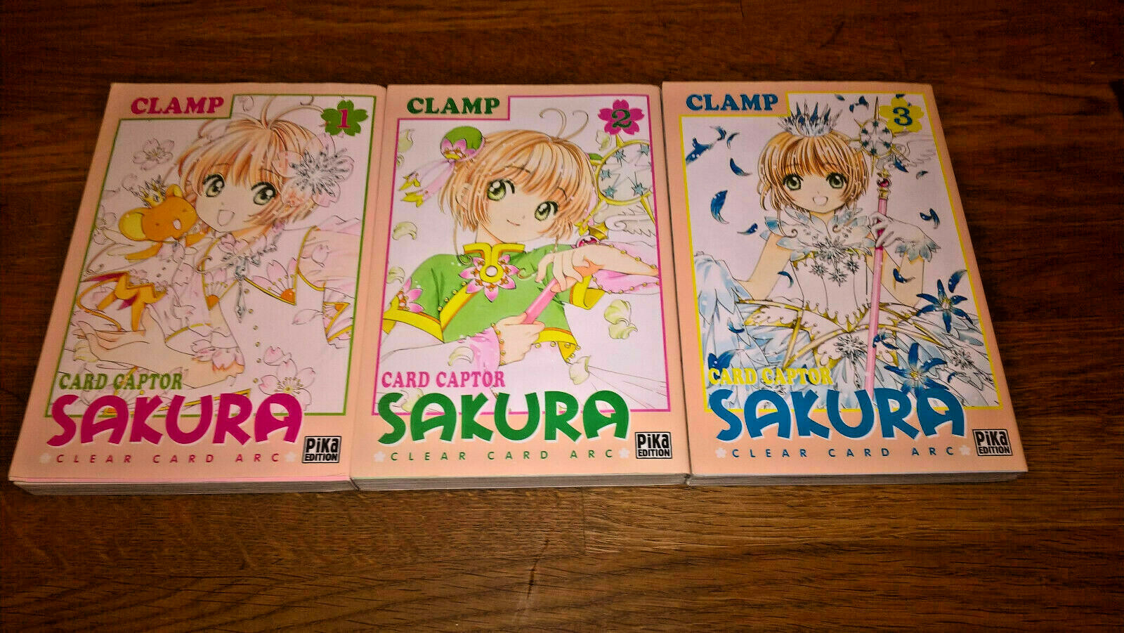 Manga Card Captor Sakura Tome 1 à 3 Pika VF Clear | eBay