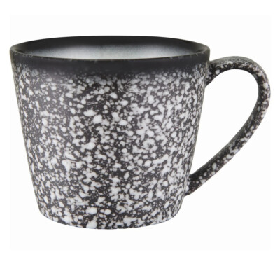 Maxwell & Williams AX0595 CAVIAR GRANITE Becher 420 ml kegelförmig, Porzellan