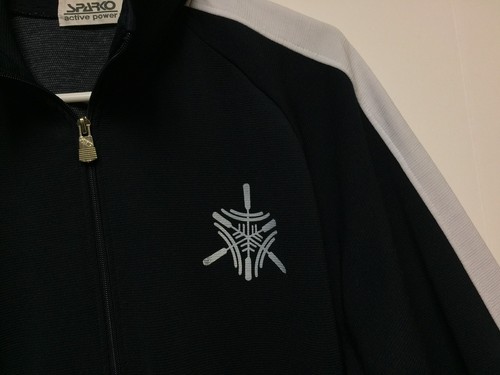 Giacca uomo SPARKO Active Power EEL full zip grande poliestere blu navy e bianco - Foto 2 di 7