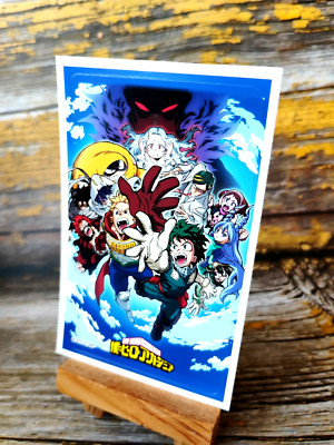 Mirio Izuku Eri - My Hero Academia MHA Sticker Decl Card - Japan