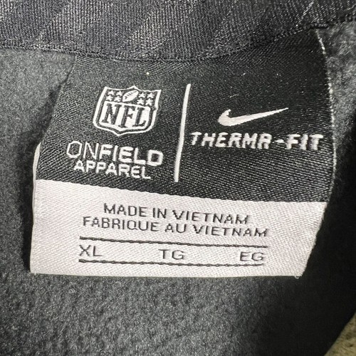Felpa Nike con cappuccio uomo XL Salute To Service NFL Panthers Therma-Fit mimetica militare - Foto 3 di 15