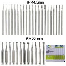 WAVE Dental Carbide Bur Slow Speed Latch RA 4 6 HP 44.5mm For Straight Handpiece