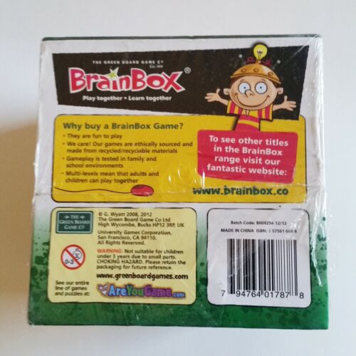 BrainBox For Kids Nature Card Game Family Holiday Fun Play Brain Challenge - Picture 3 of 3