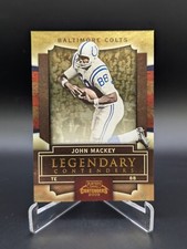 2009 Playoff Contenders Legendary Contenders Gold /100 John Mackey #52 HOF
