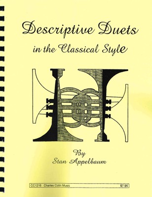 Descriptive Duets in The Classical Style by Stan Appelbaum, Comb-Bound (CC1216)