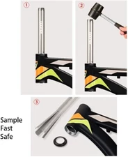 Easy to Use Bike Headset Bowl Removal Tool for Press in Bottom Bracket Bearings