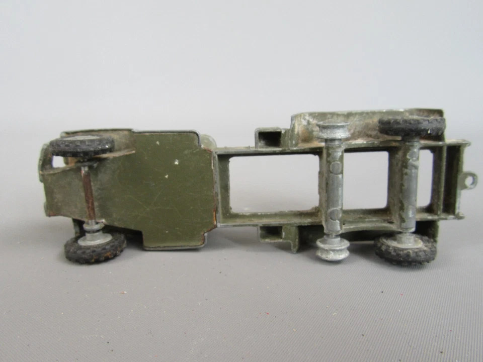 B437 Vintage 1960 Francia Giocattolo FJ GMC CCKW 353 Camion Militare Kaki 1:55 - Immagine 3 di 4