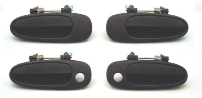 4 pcs Set of Outside Exterior Door Handle for 1996 thru 2000 Toyota RAV4 4-Door