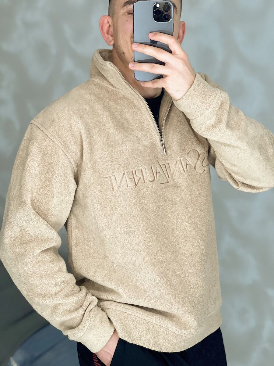 Vintage Yves Saint Laurent Fleece 1/4 zip Pullover Jacket Vintage Yves Saint Laurent Fleece 1/4 zip Pullover Jacket