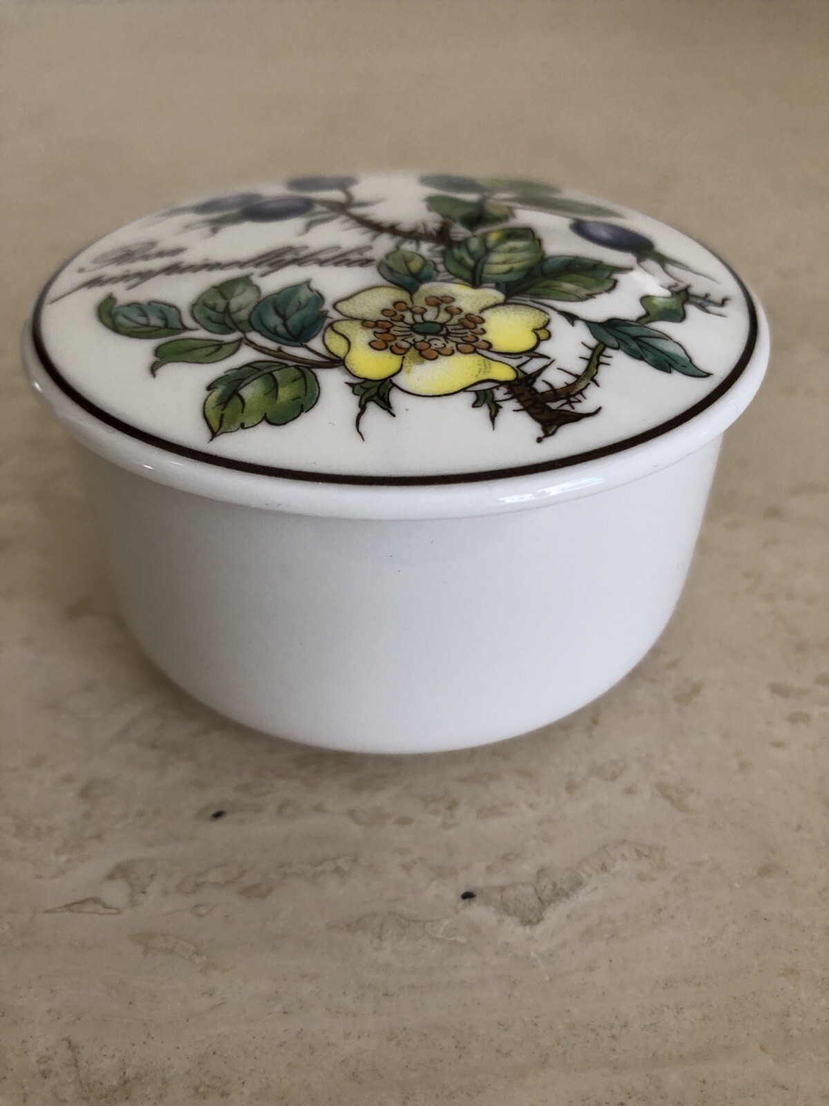 Villeroy & Boch anno 1748 vitro Porcelaine Floral Fruit Trinket Box eBay