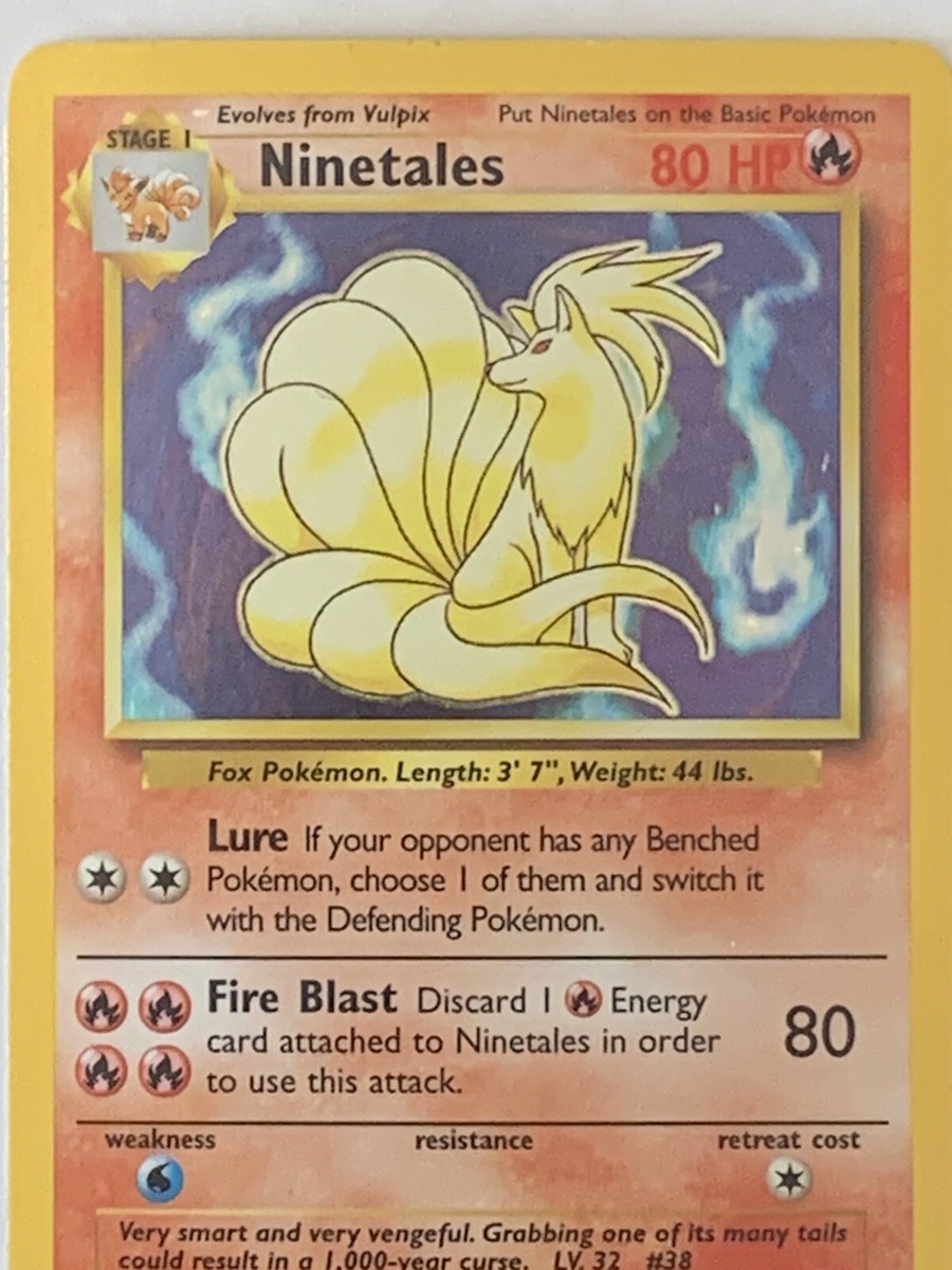 ninetales pokemon card holographic Ninetales EX - 13/83 - Generations