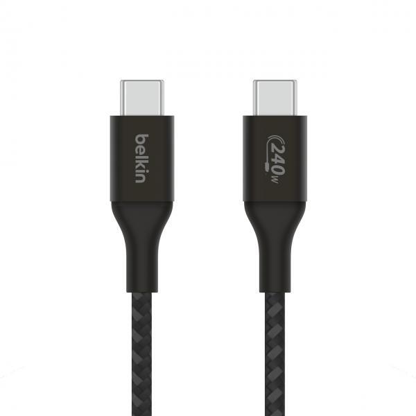 3172341 Belkin BOOST CHARGE 240W USB-C TO USB-C CABLE, 2M, BLACK