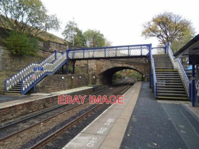 PHOTO  FOOT BRIDGE GREENFIELD RAILWAY STATION