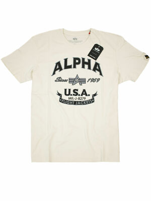 Alpha Essentials Rubber Logo T-Shirt | Alpha Industries - Foto 11