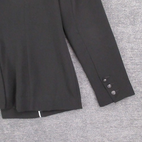 Cabi Blazer Womens 6 Black Single Breasted Shoulder Pads Knotch Collar - Picture 6 of 9
