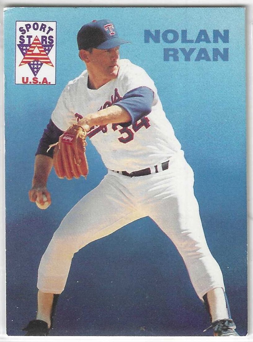 1993 Sport Stars USA  #NNO Nolan Ryan Texas Rangers HOF