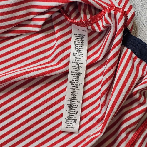 Polo Ralph Lauren RLX homme grand rouge blanc rayé US Open golf performance - Photo 12/12