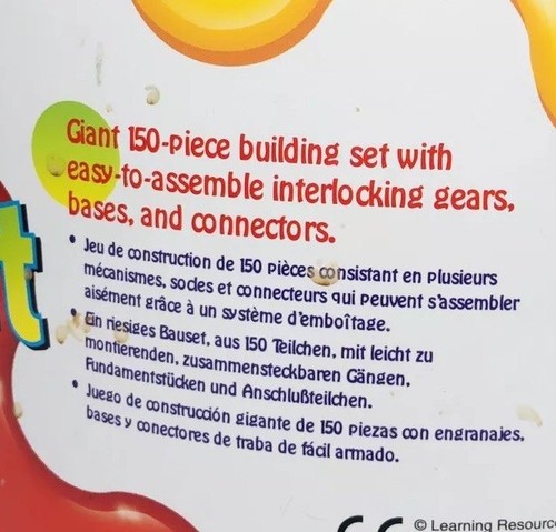 Learning Resources Gears Super Set Building Toy 140 Piece Set #9164 STEM - Picture 7 of 12