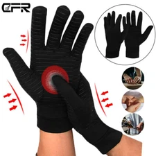 Copper Infused Compression Arthritis Gloves Rheumatoid Pain Relief Hand Support