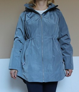 calvin klein hooded stretch raincoat
