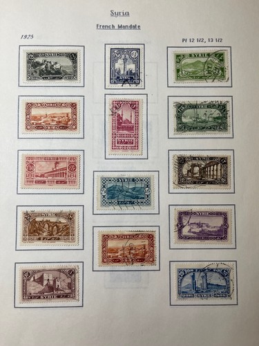 AG Franch Empire 1Syria Stamps on album pages Mint and Used. Nise collection. - Picture 9 of 24