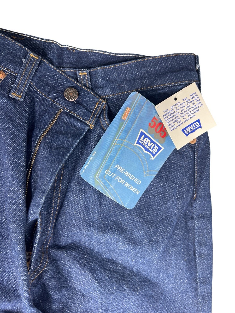 NWT Vintage Levi's 505 Made In USA Red Tab Jeans Size 30x34 Tall