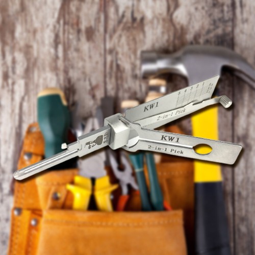 Original 2-in-1 Lishi Tool SC1,SC4,KW1,KW5,LW4,LW5,AM5,M1/M2,TOY43AT Hand Tool - Picture 4 of 15