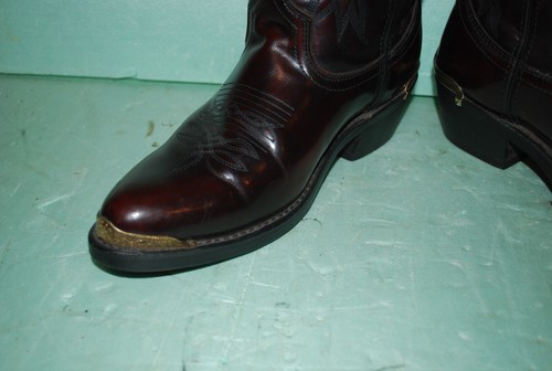 LAREDO 12628 BROWN LEATHER COWBOY BOOTS MENS SIZE 8D - Picture 3 of 15