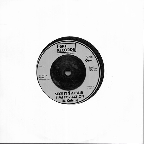 Secret Affair Time For Action UK 45 7" single +Soho Strut