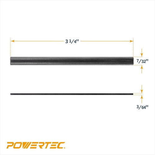 3-1/4" HSS Planer Blades 10 Pack for Wen 6530 DeWalt DCP580B Porter-Cable PC7... - Picture 2 of 6