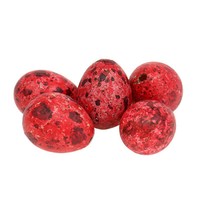 Rote Wachteleier 3Cm, Ostereier Deko, 50 StüCk