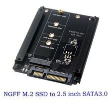 NGFF M.2 SSD to 22Pin SATA Hard Drive Disk Converter Adapter Card for PC Desktop
