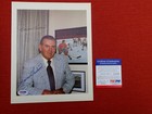 MAURICE ROCKET RICHARD SIGNED VINTAGE 8X10 PSA/DNA COA RARE Autograph NHL HOF