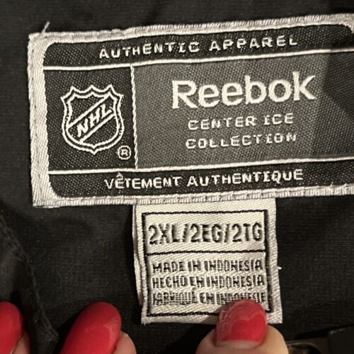 2XL Hockey Reebok Center Ice DETROIT RED WINGS Windbreaker Zip JACKET Embroidery - Picture 2 of 17