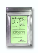 DIY Glycolic Acid Powder Crystal 99.5% Purity, Cosmetic Grade,  Skincare