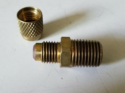 Brass Tank Fill Valve 1/4 Npt Male, Compressed Air - Picture 2 of 4