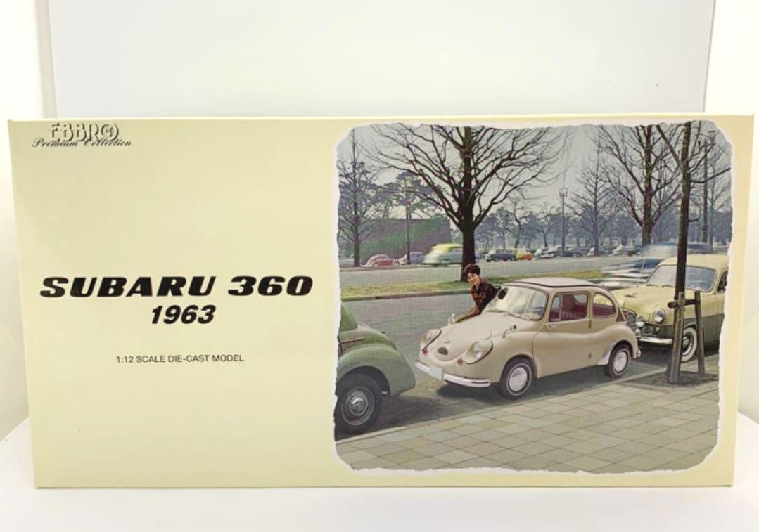 EBBRO 1/12 Scale 1963 SUBARU 360 Ivory w/Original Box | eBay