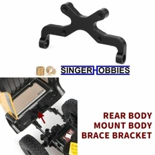 POWERHOBBY PHBPHSCX2458 Axial SCX24 JUL Jeep Aluminum Rear Body Mount HRP