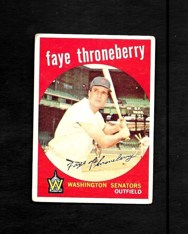 1959 TOPPS HIGH #534 FAYE THRONEBERRY - EX/MT/EX - 3.99 MAX SHIP COST