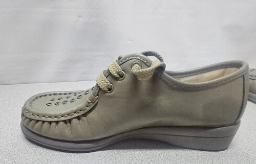 New Soft Spots Bonnie Lite Women Size 6 M Taupe Loafer Shoe Oxford Casual Work - Picture 5 of 9