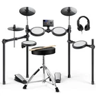 🥁 Donner DED-70 Electric Drum Set With Online Melodics Lessons Throne Headphone