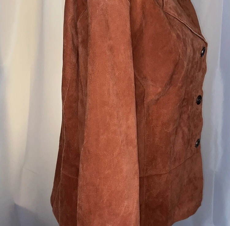 Chico’s Women’s 100% Leather Jacket size 2.         (P) Foto 3 de 4