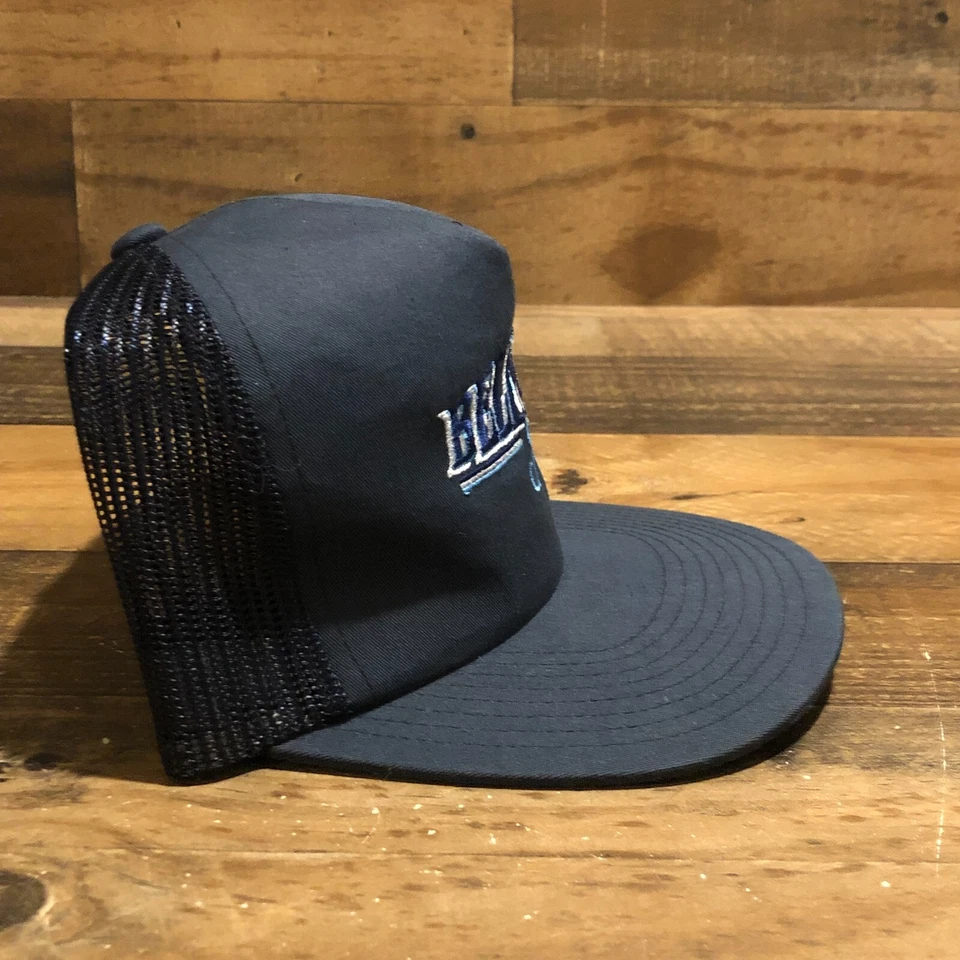 Gorra de béisbol vintage Belmont Springs Snapback para hombre en azul con fondo de malla de los años 90 Foto 3 de 4
