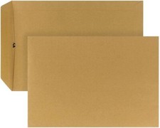 Versandtaschen E4 (250 St&uuml;ck) | Nassklebend, ohne Fenster | 120 g/qm | Braun