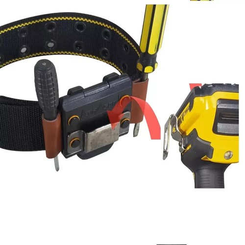 Supporto Misura Nastro per Cintura,Porta Misura Nastro Clip On,Porta Misura Nastro Bel - Foto 6 di 9