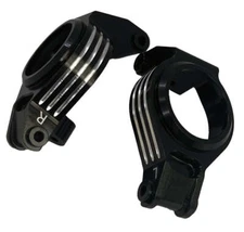 Powerhobby Aluminum Caster Blocks C-Hubs Black FOR Traxxas X-Maxx